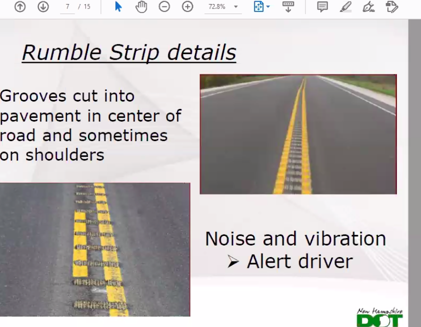 Rumble strips coming to Route 2